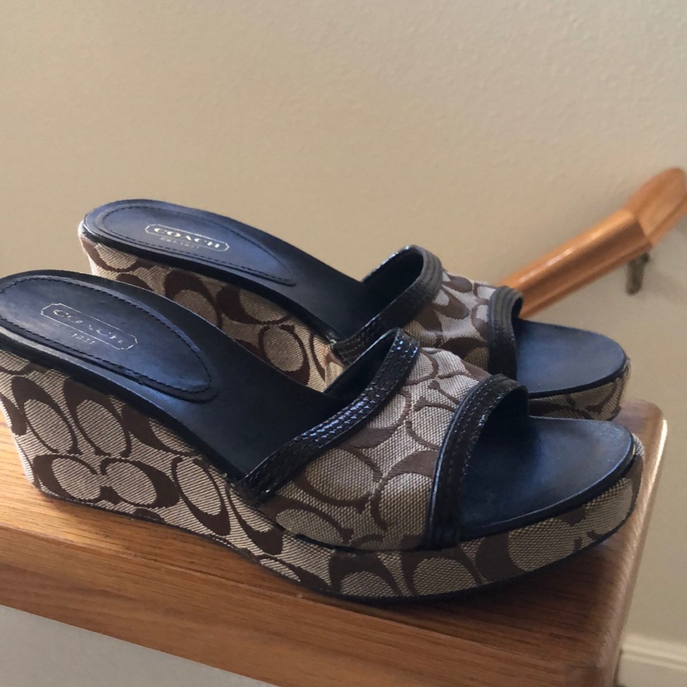 Coach platform wedge (Women’s size 7)